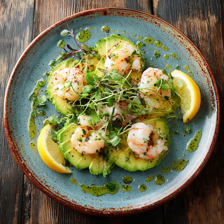 North Atlantic Prawn & Avocado Salad