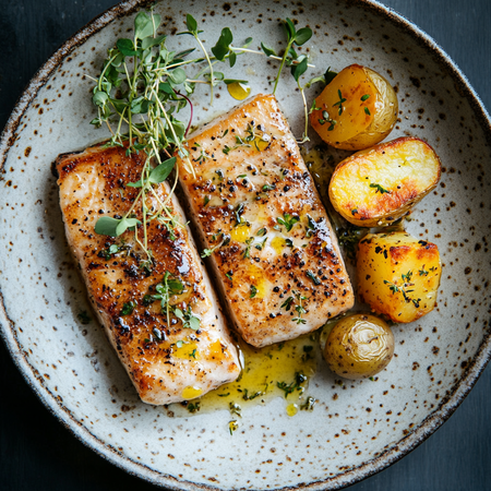 Lemon-Herb Wild Cape Hake Loin Steaks