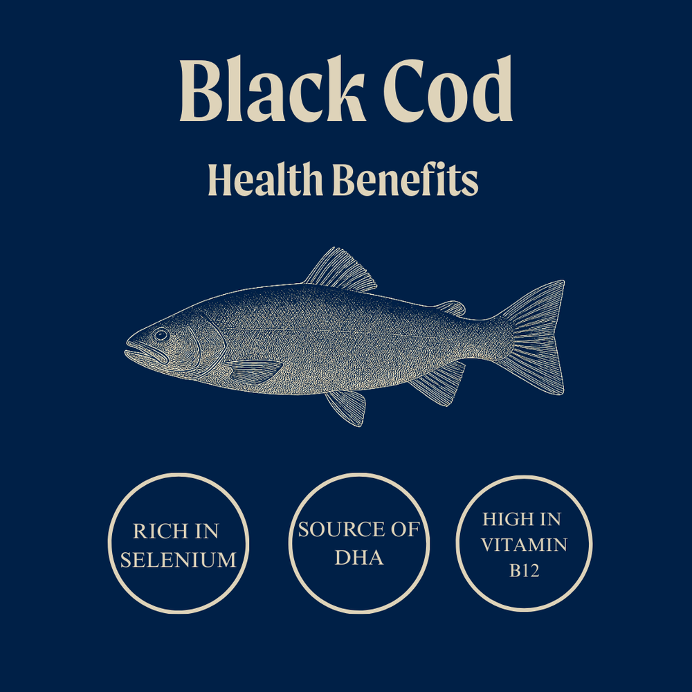 Wild Black Cod (Sablefish) Fillet Steaks