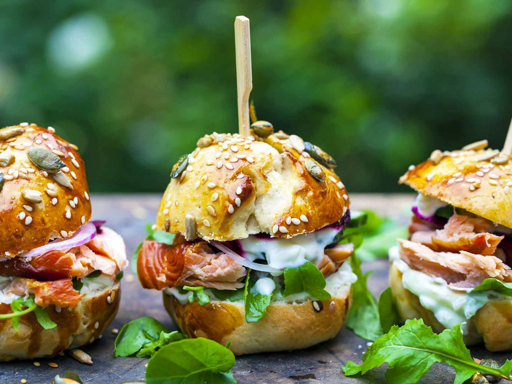 Hot Smoked Salmon Steak