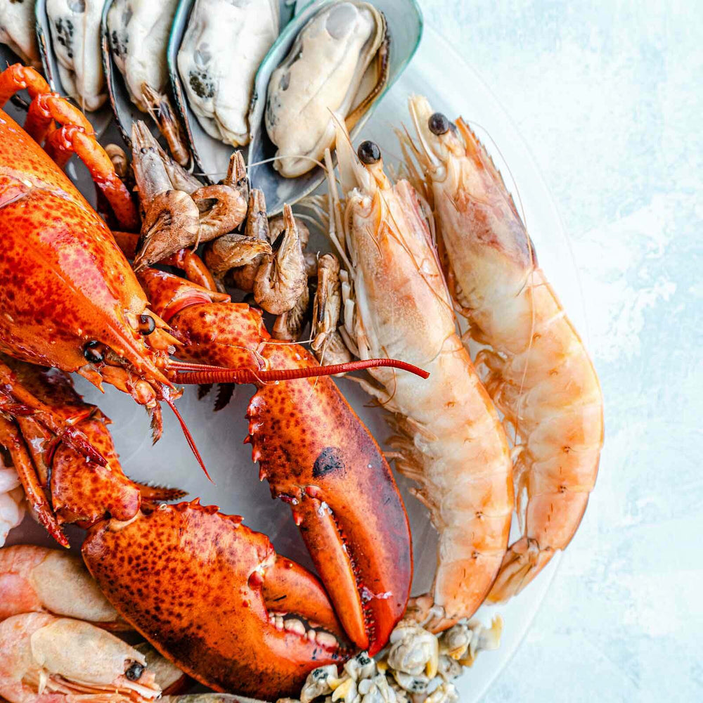 Plat Des Fruits De Mer - Cooked Shellfish Platter