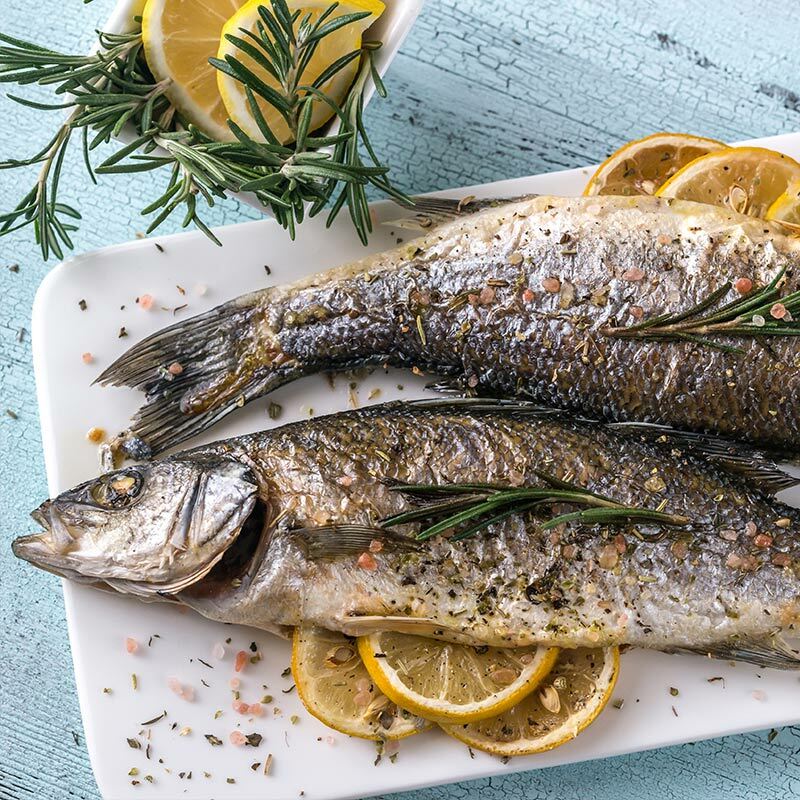 Whole Wild British Sea Bass - Cleaned