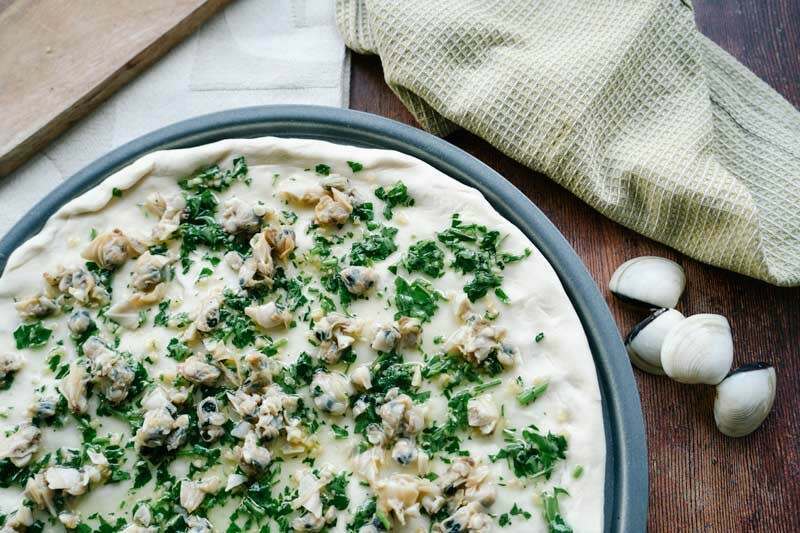 Chopped Clam Pizza
