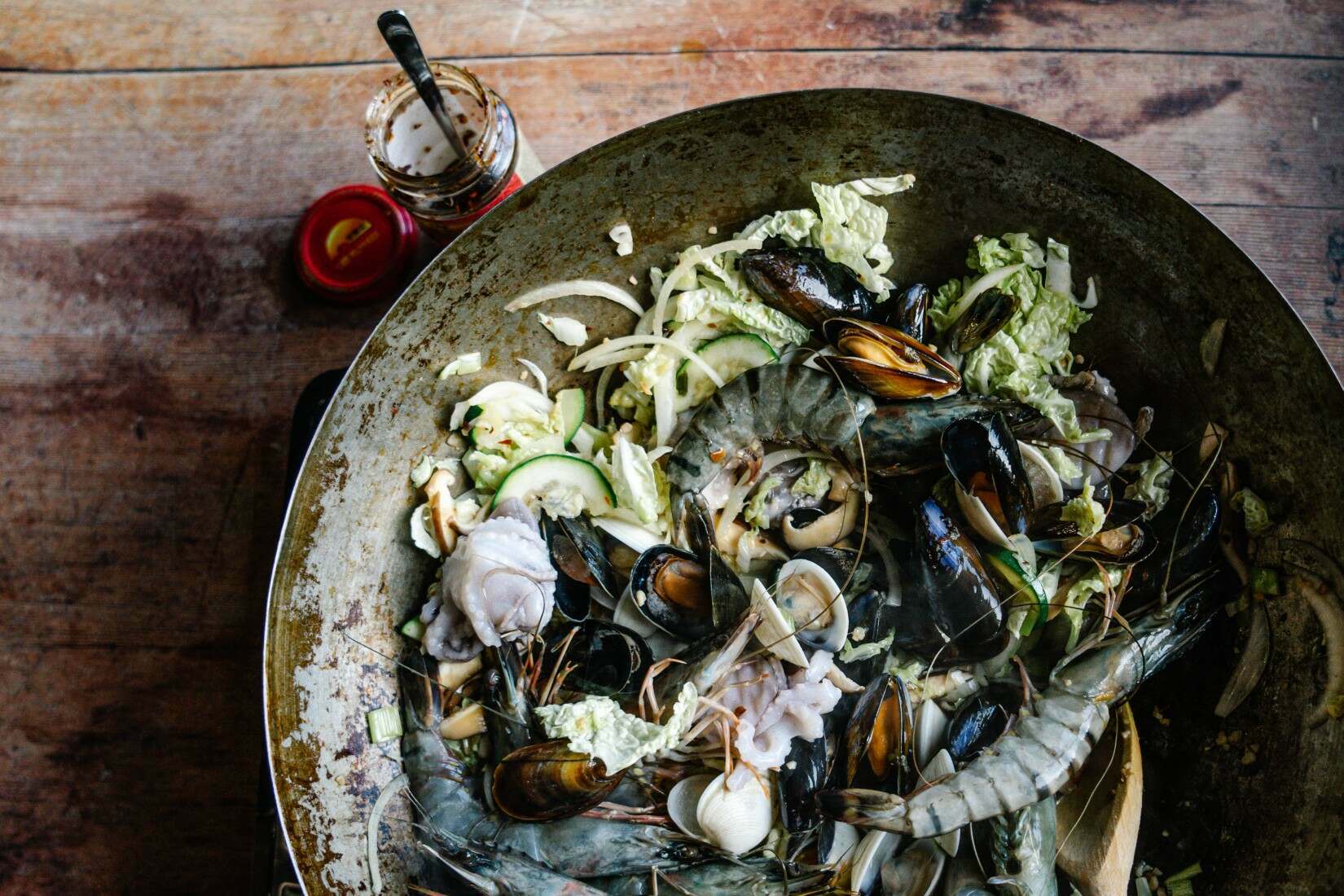 Spicy Seafood Noodle Soup