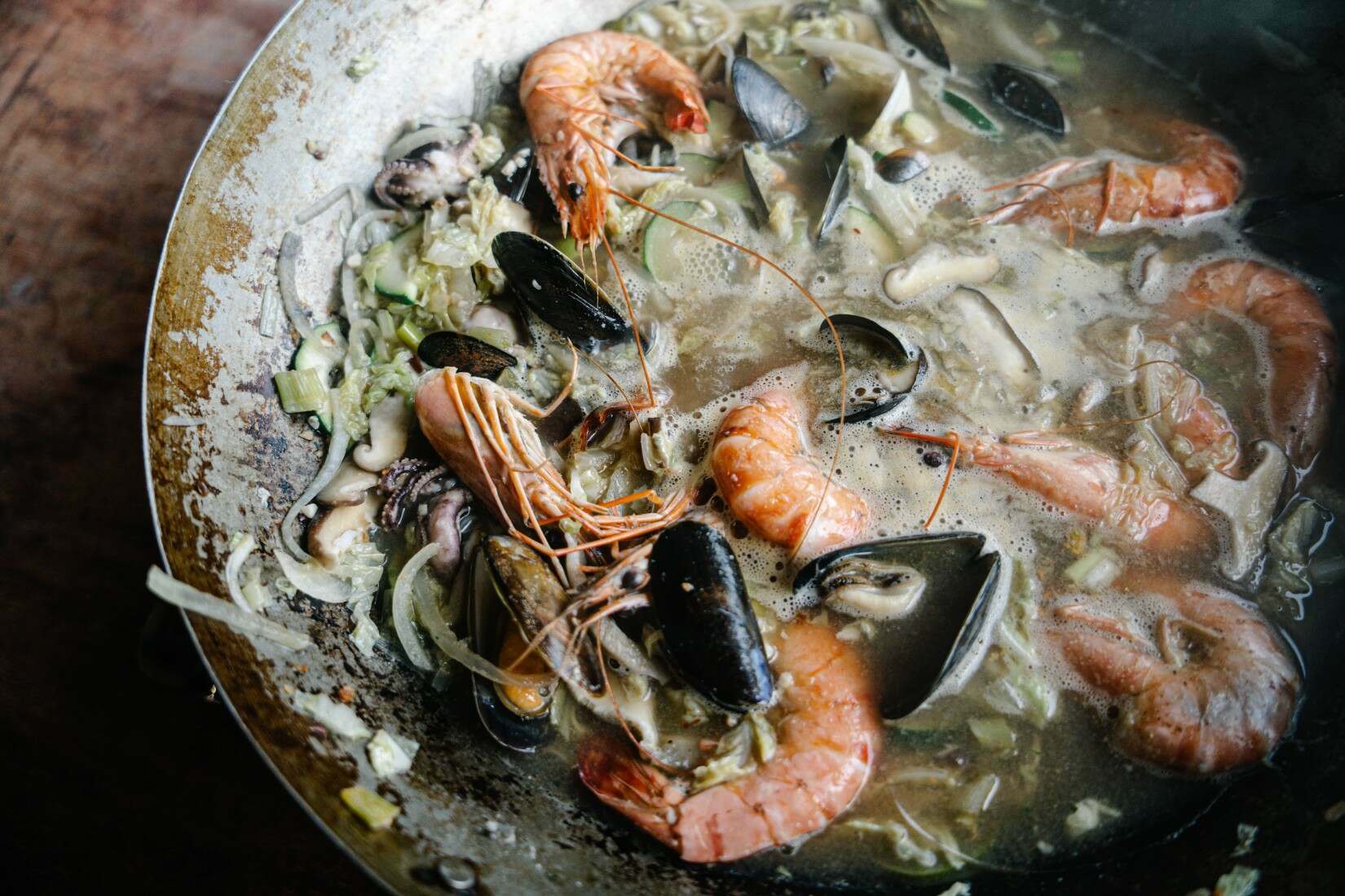 Spicy Seafood Noodle Soup