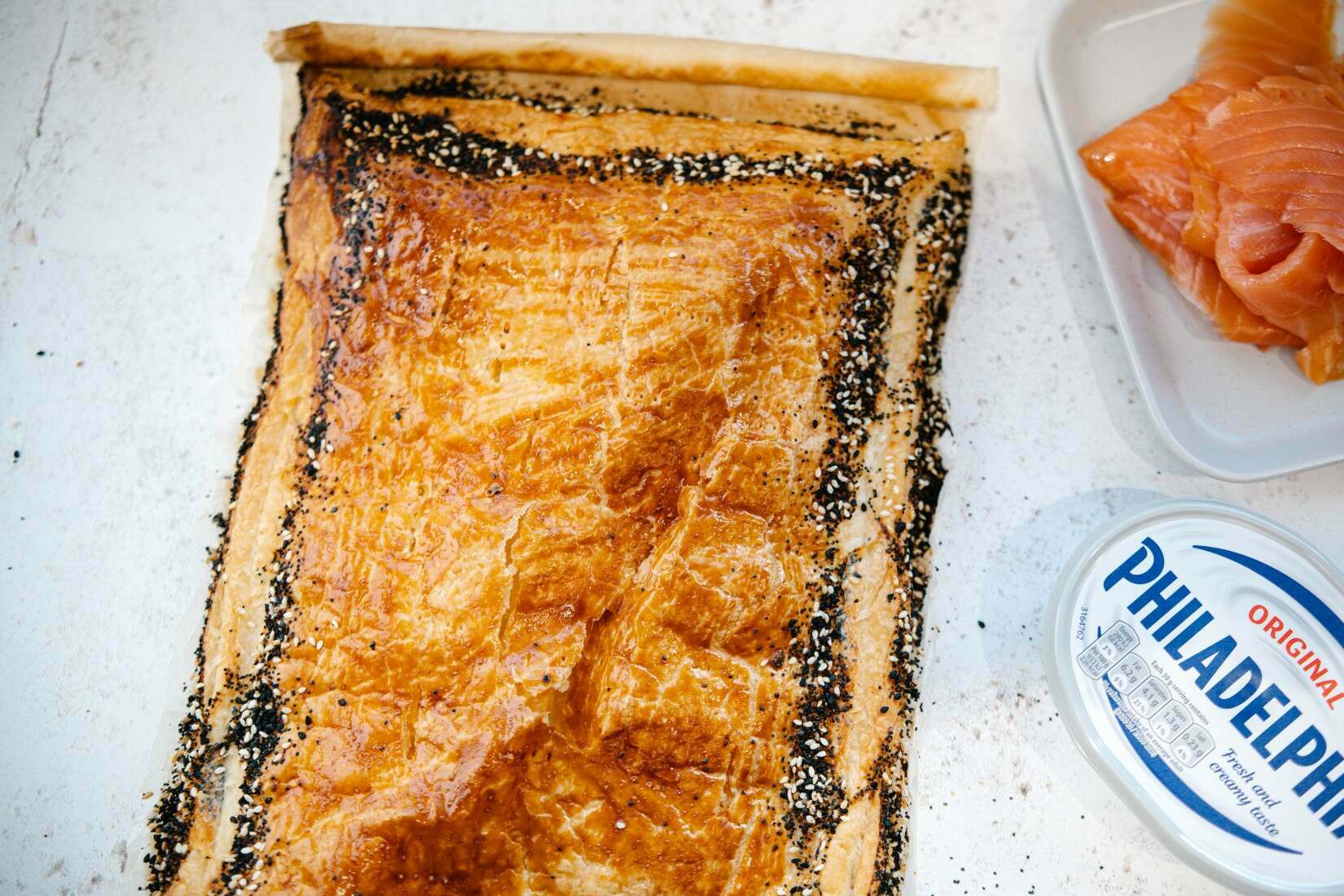 Leftover Smoked Salmon Tart