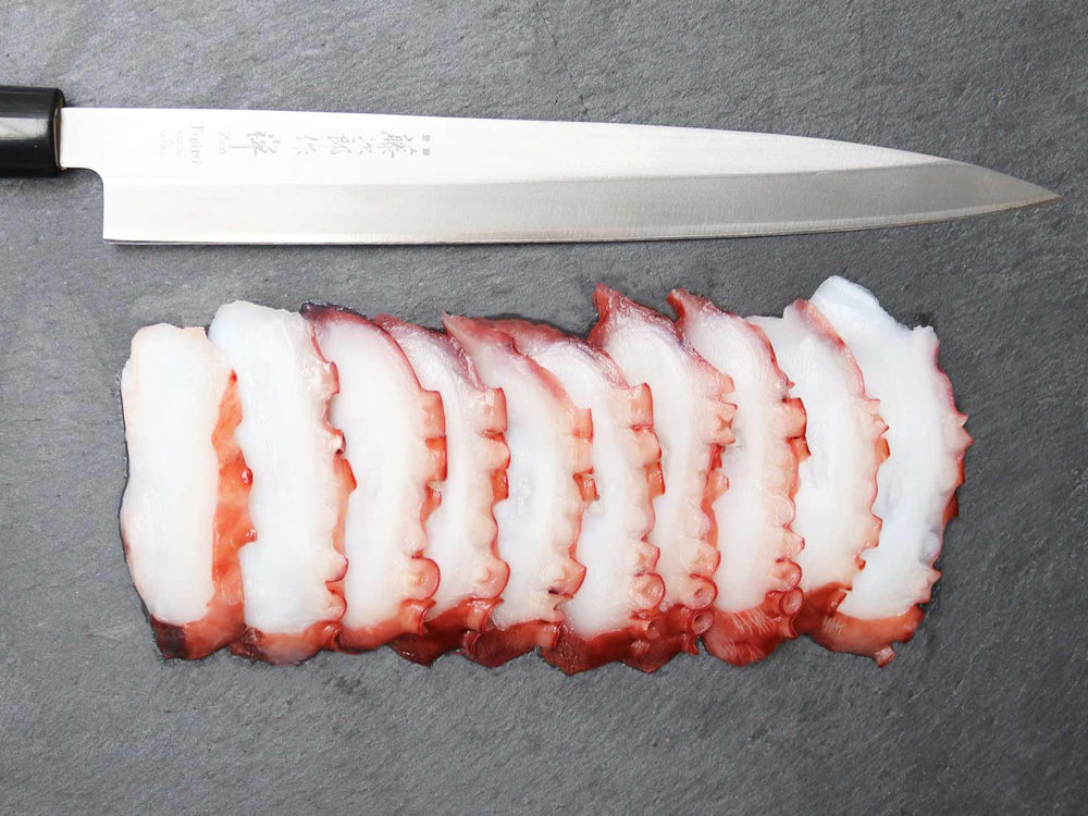 Tako - sliced octopus sashimi