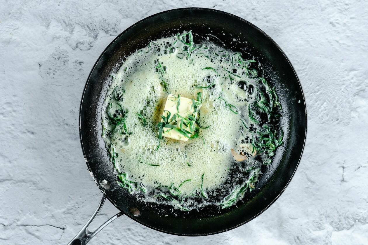 Pan Fried Dover Sole Meuniere with Clams