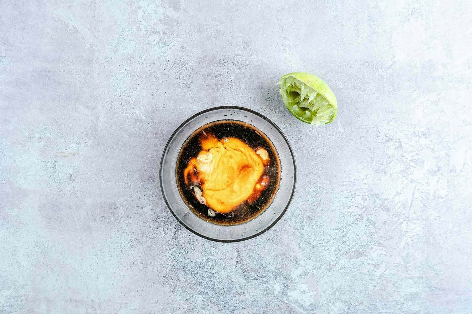 Satay Collars with Peanut Dipping Sauce