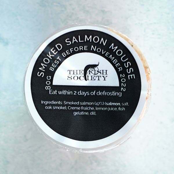 Smoked salmon mousse