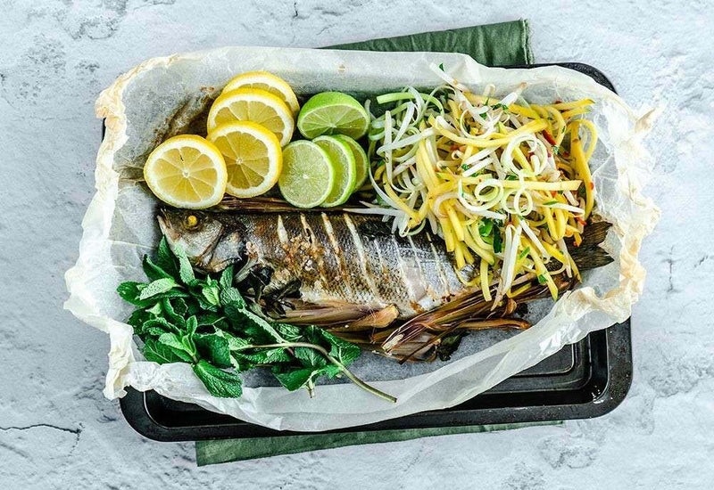 Roasted Lemongrass Sea bass