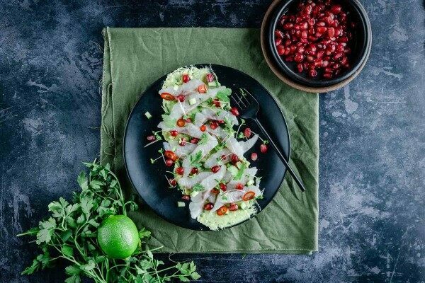 Sea bass ceviche