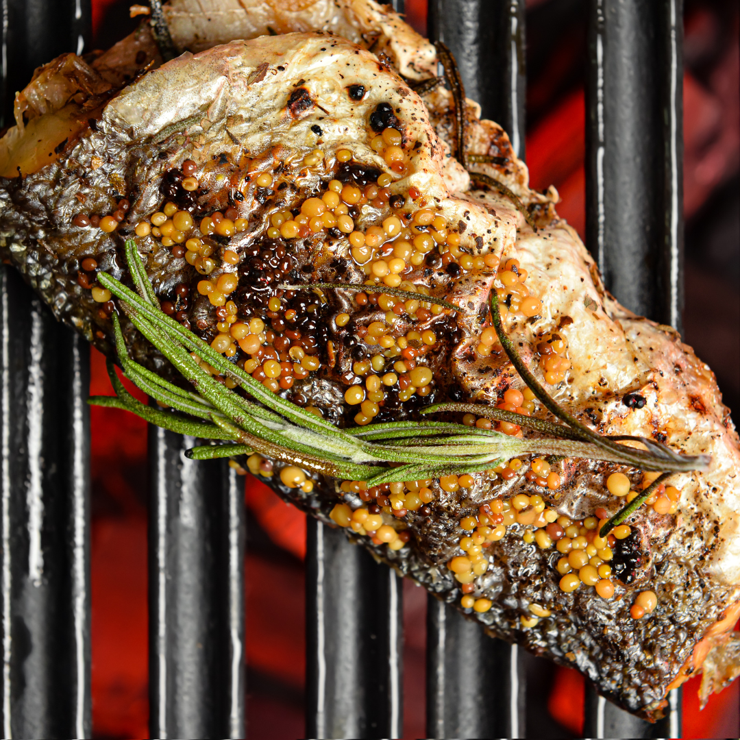 BBQ sea bass