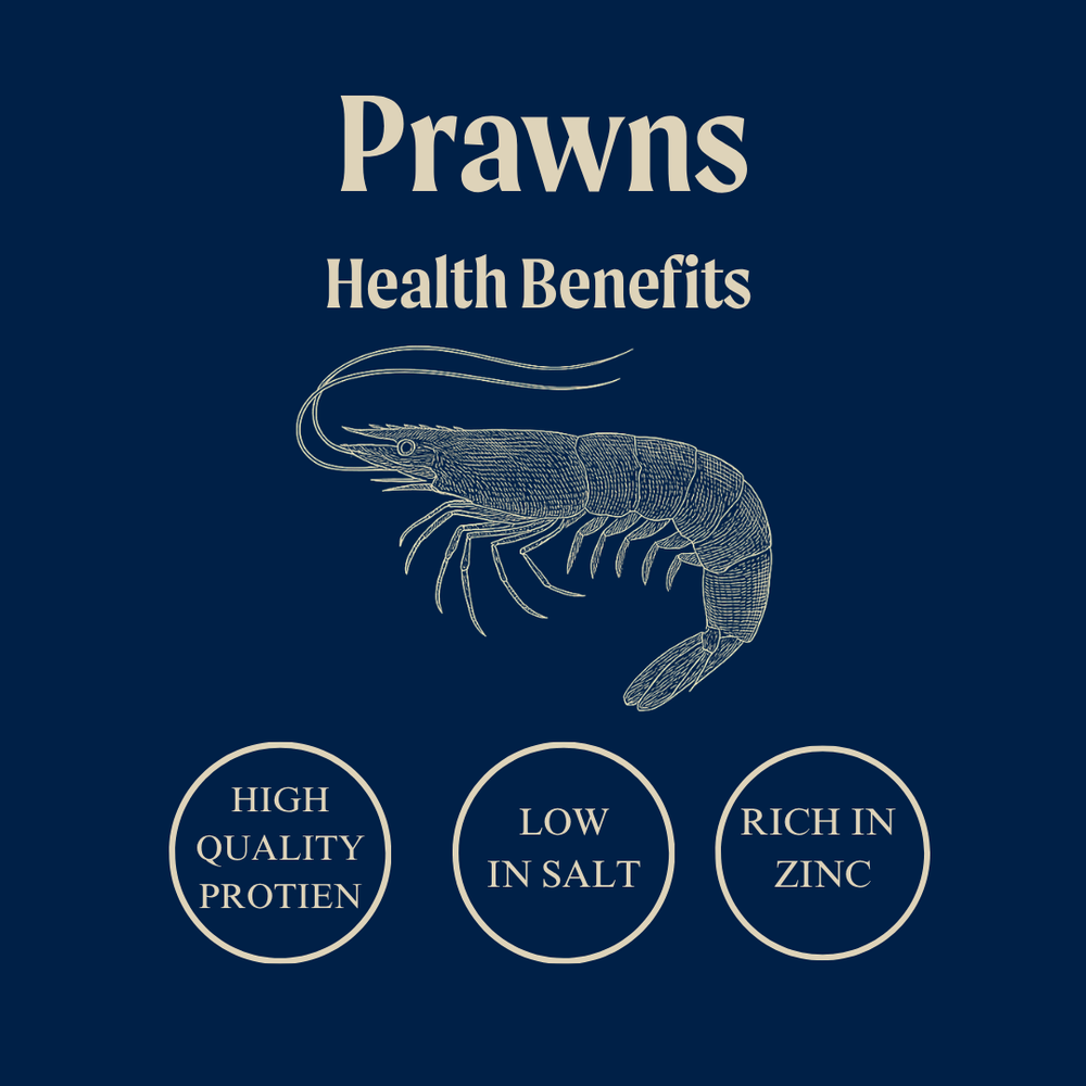 Best North Atlantic Peeled Prawns - 1.8kg net Bag