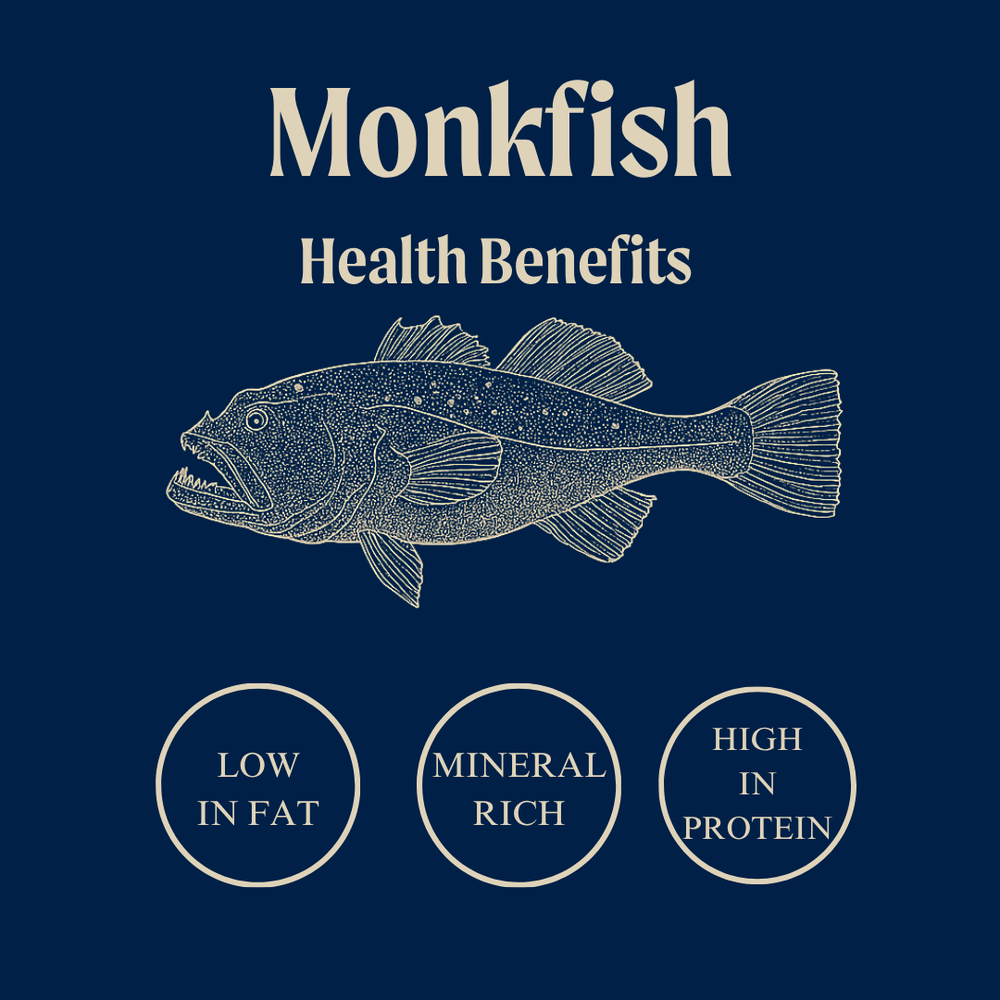 Wild British Monkfish Tail Fillet Steaks