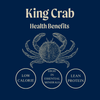 Wild Norwegian Split King Crab Legs - Cooked 4