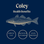 Wild Coley Fillet Portions - Skinless x 2