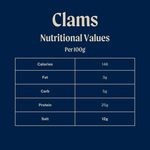 Wild White Meretrix Clams