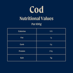 Wild Atlantic Cod Loin Steaks