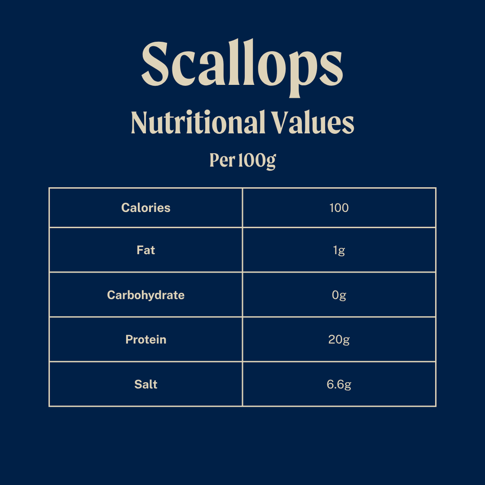 Wild Hand Dived King Scallops