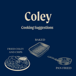 Wild Coley Fillet Portions - Skinless x 2