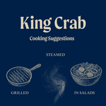 Wild Norwegian King Crab Cluster - Cooked