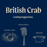 Wild British Crab Claws - Cooked