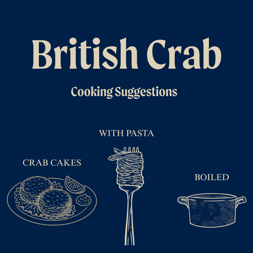 Wild British Crab Claws - Cooked