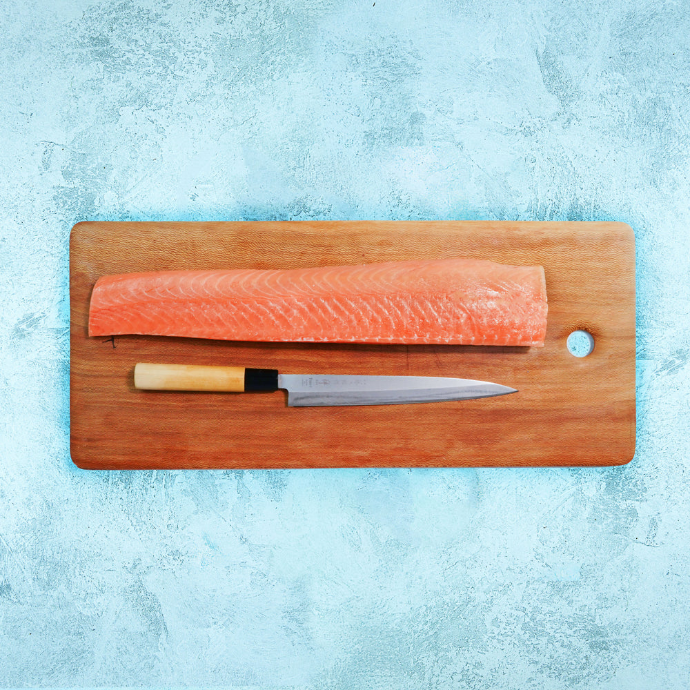 Whole Loin Salmon Saku Block - Sashimi Grade
