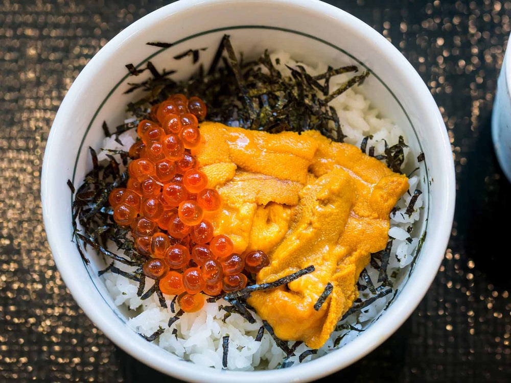 Uni - sea urchin roe - sashimi grade