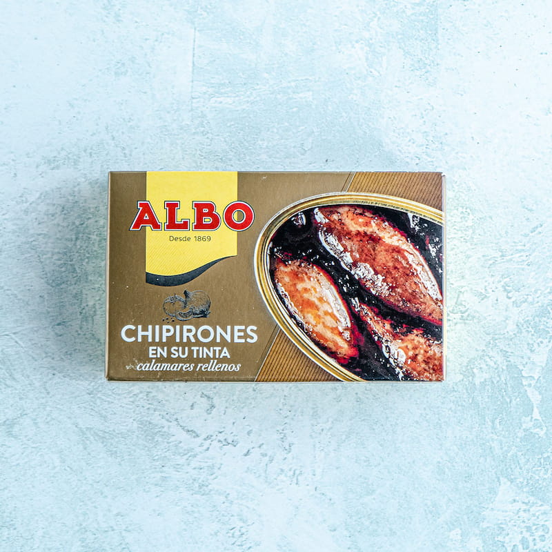 Chipirones en su tinta, Spanish Baby Squid in Ink Recipe