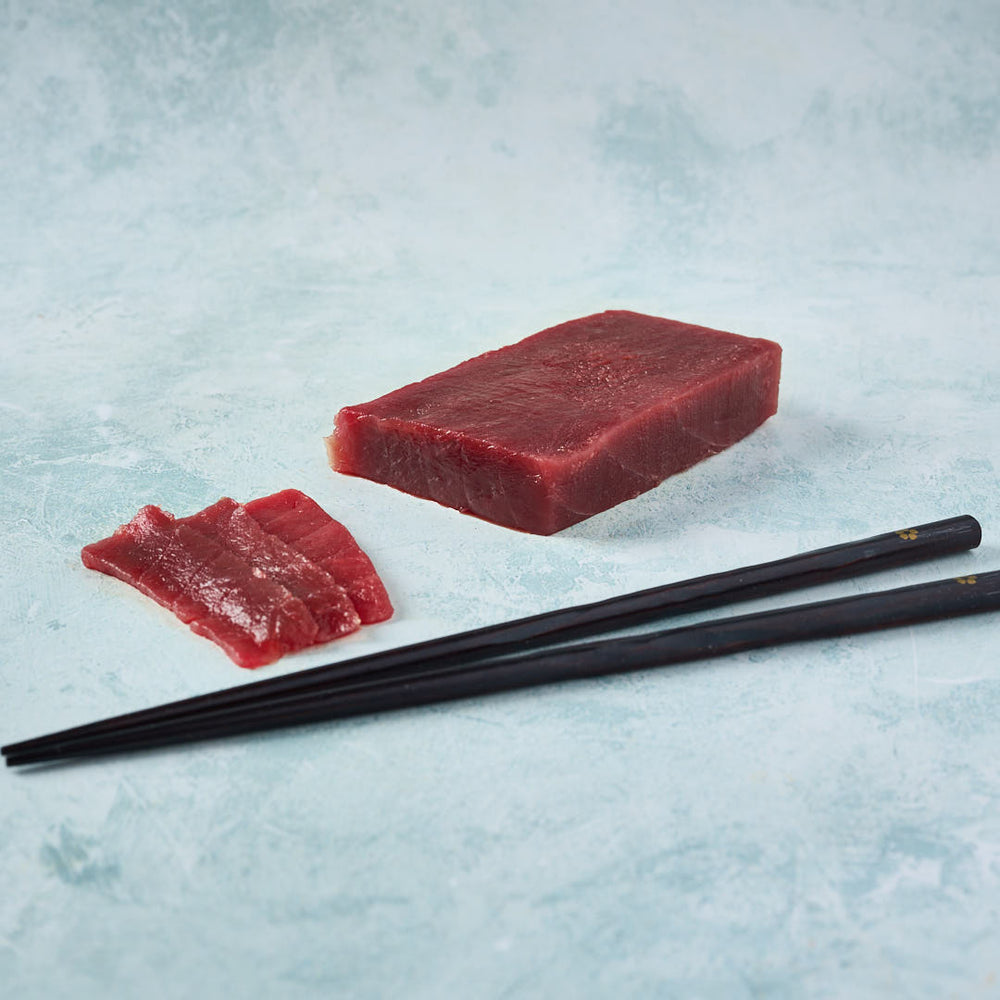 Wild Bluefin Tuna Sashimi Grade Saku Block - Akami - Super Frozen