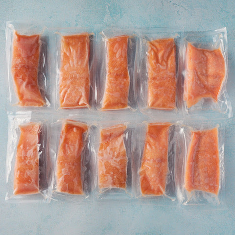 Skinless Salmon Steaks Case