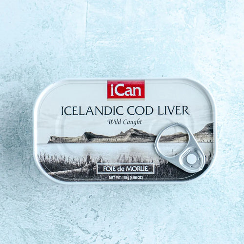 Wild Icelandic Cod Liver Case of 48 tins