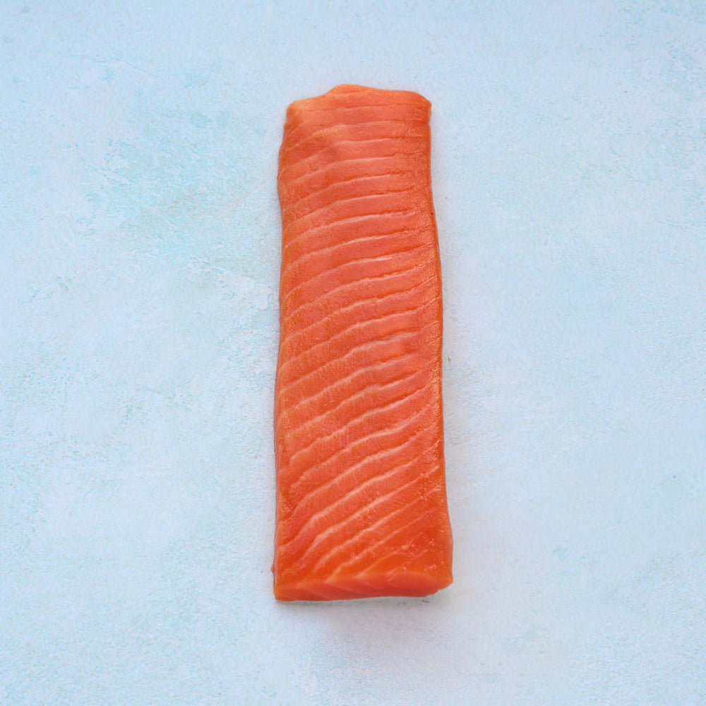 Sashimi Grade Salmon Belly Strip - Coho