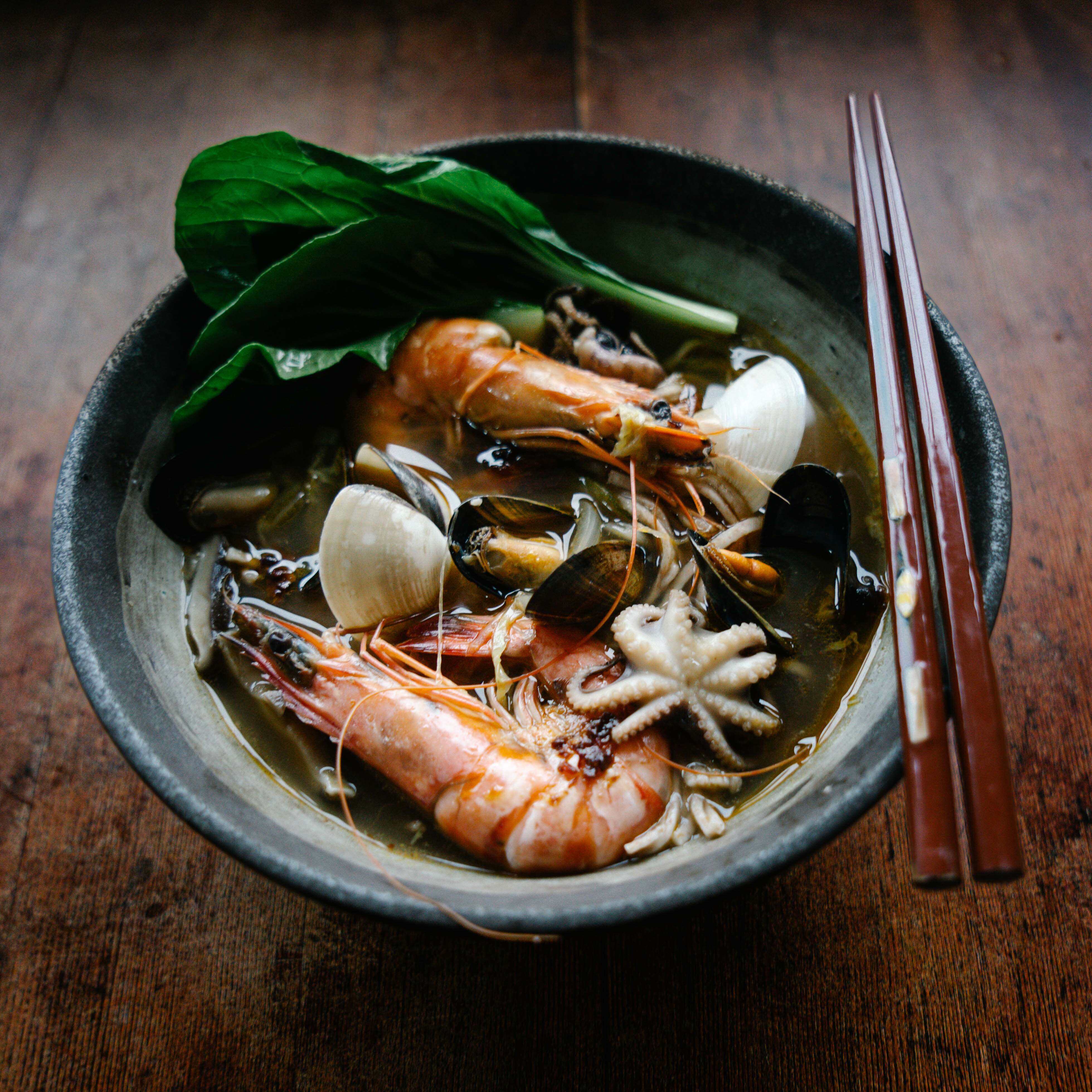 Seafood Noodle Soup 
