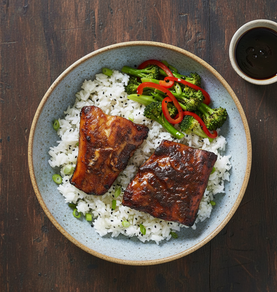 Sticky Teriyaki Coley - 2 steaks