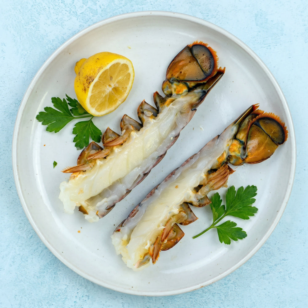 Raw Split Canadian Lobster Tail