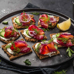 Sliced Salmon Beetroot Gravadlax