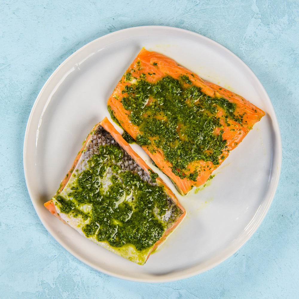 Lemon & Herb Salmon Fillet Steaks