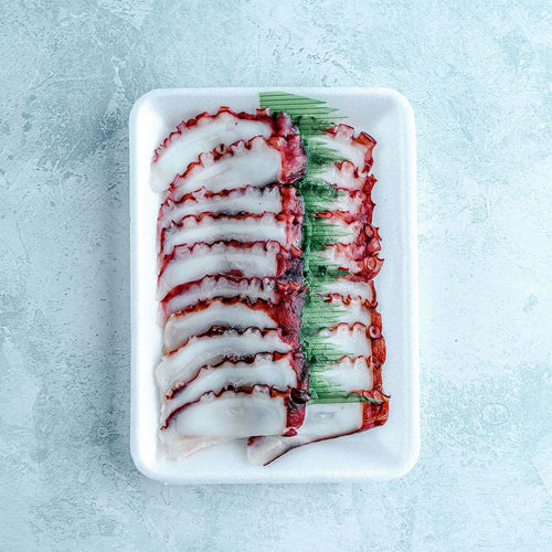 Tako - sliced octopus sashimi