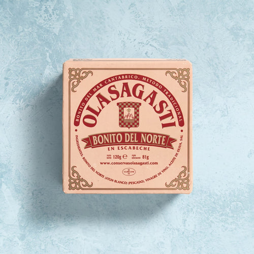 Olasagasti Bonito del Norte in escabeche, 120g tin