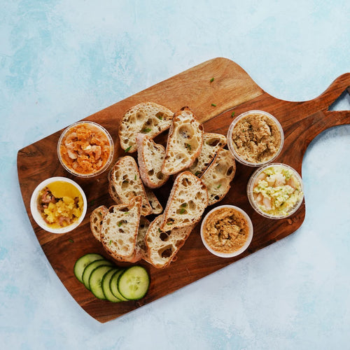 Potted fish selection