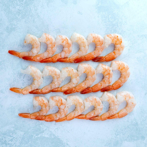 Peeled king prawns - cooked
