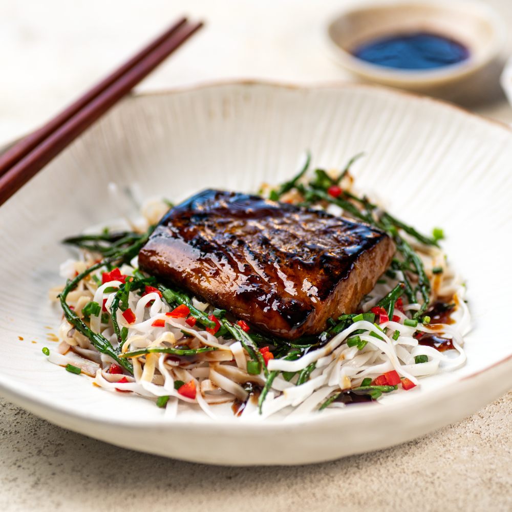 Sticky Teriyaki Coley - 2 steaks