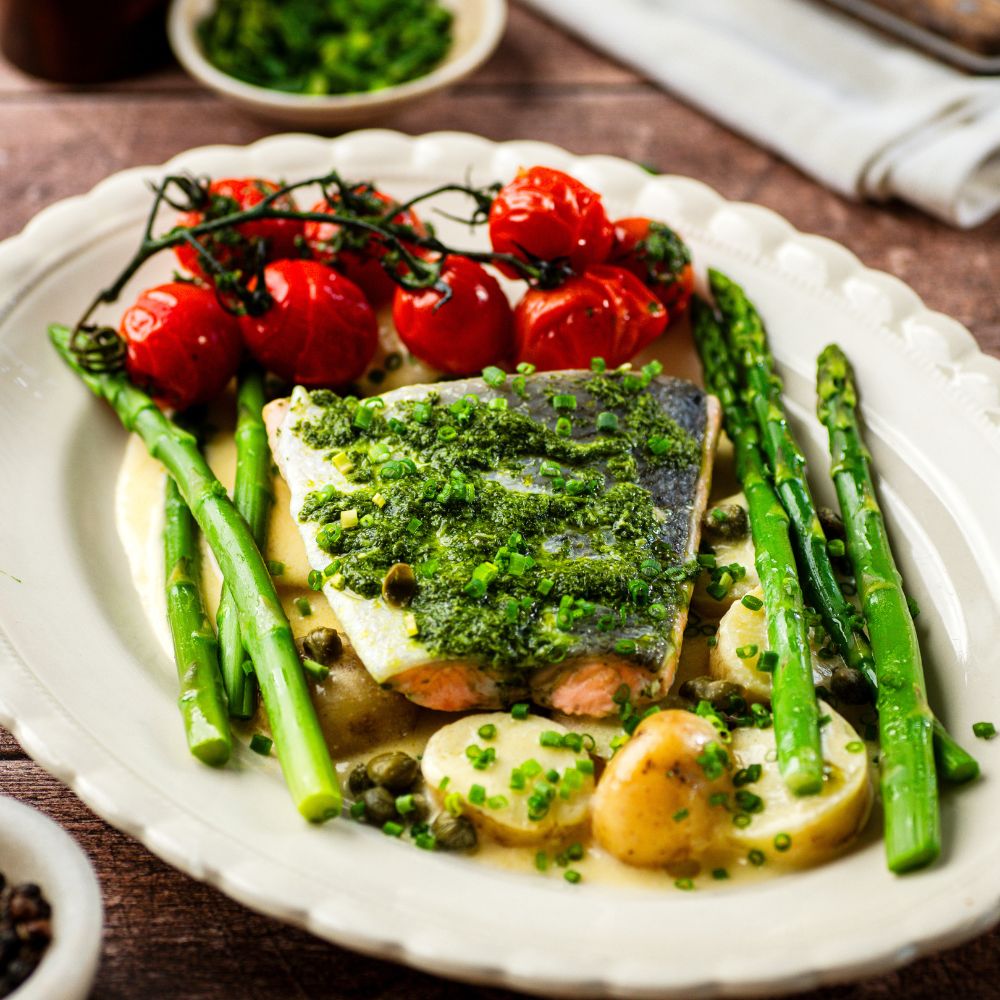 Lemon & Herb Salmon Fillet Steaks