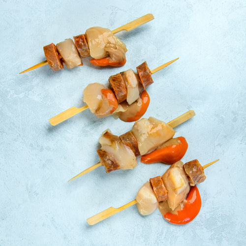 Scallop & Chorizo Skewers - 4 pack