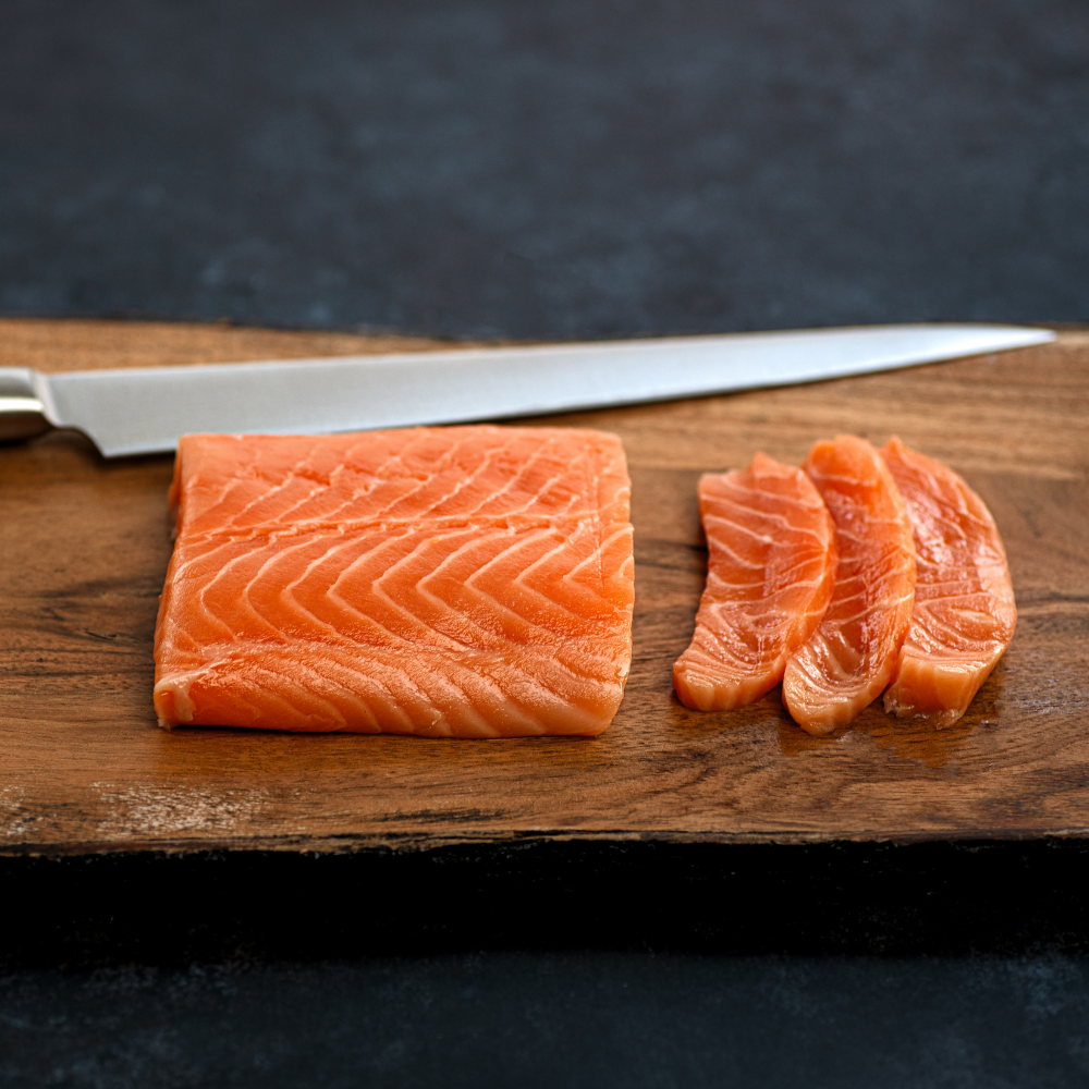 Sushi Grade Salmon Belly Strip