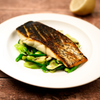 Stone bass fillet steaks