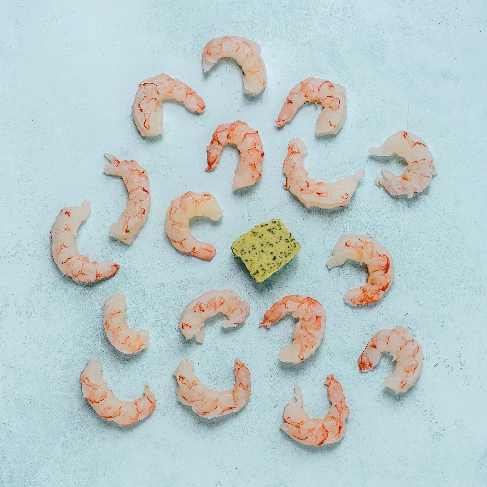 Wild Red Prawn With Garlic Butter